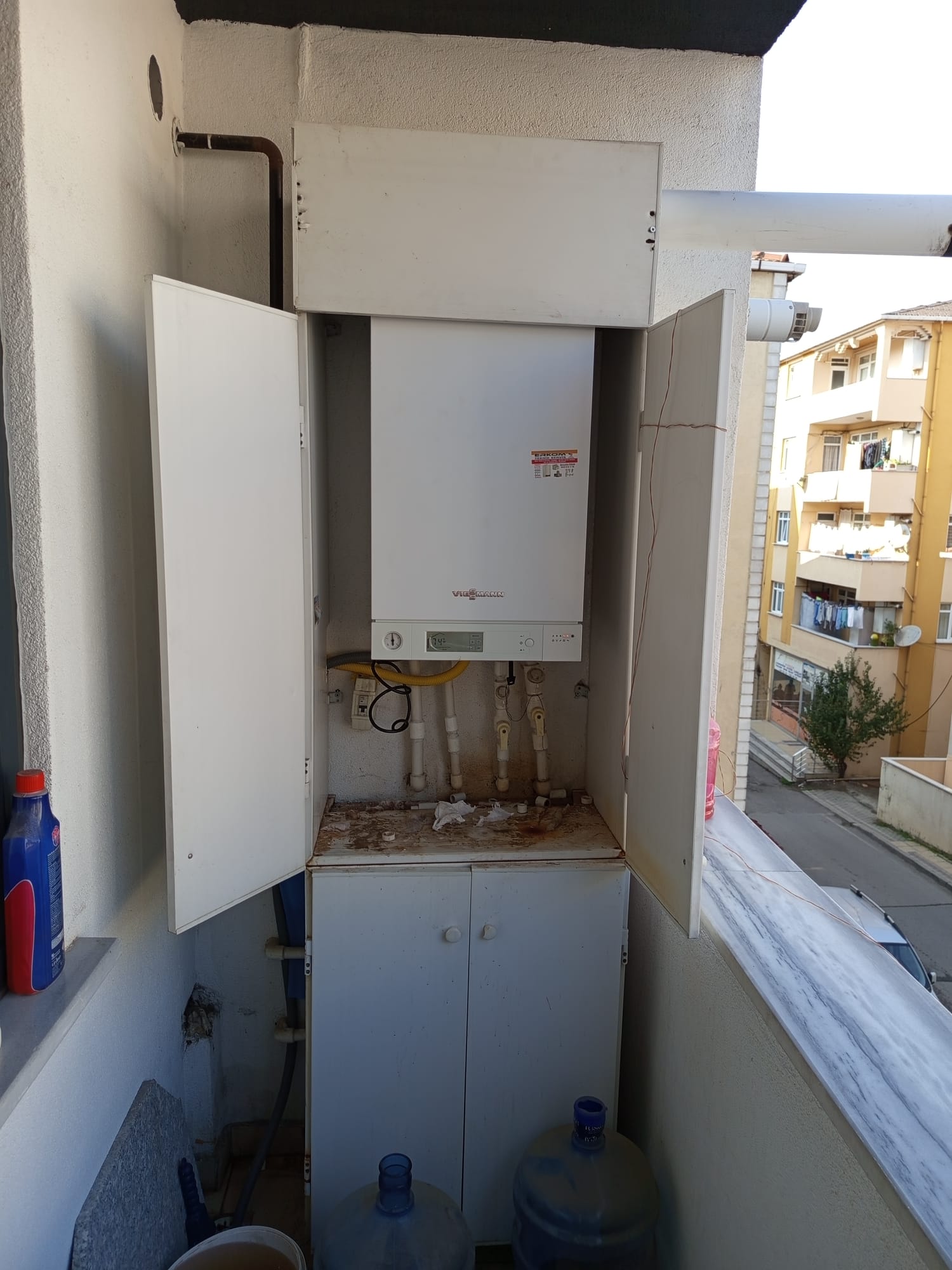 Viessmann kombi kurulumu